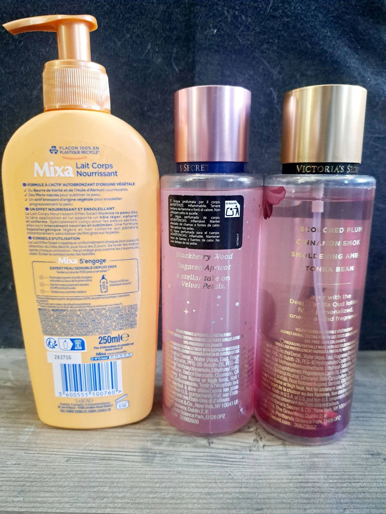 Set of Victoria's Secret Perfumed Mists and a Mixa body cream. New – photo 5